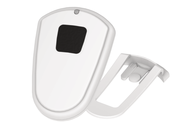 The single push button sensor can be used as a panic button, personal emergency response (PERS), remote control, building security, or other remote push button applications. When the button is pressed, an alert is sent to the wireless network.